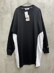 新品 FILA フィラ FL1769 スウェット ワンピース sizeM/黒 ◇■レディース