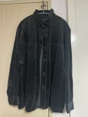 UNIQLO ユニクロ コーデュロイ シャツ チャコール L サイズ