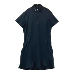 サイズ：L ADIDAS GOLF アディダスゴルフ  ハーフジップ 半袖ワンピース  ブラック系 [240101578440] ゴルフウェア レディース ストスト