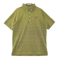 サイズ：4 JACK BUNNY ジャックバニー  半袖ポロシャツ 千鳥柄 イエロー系 [240101584909] ゴルフウェア メンズ ストスト