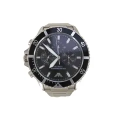 エンポリオアルマーニ EMPORIO ARMANI アナログ クロノグラフ シルバーステンレスベルト 腕時計 メンズ FREE 