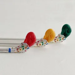 韓国ヘアー飾りピニョNo34花蓮七宝焼きかんざしピニョ■pinyo-34-s【韓国】【ヘア飾り】【王妃】【伝統的】【かんざし】【ピニョ】