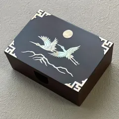 韓国螺鈿夫婦鶴の名刺入れ 名刺入れ レディース 名刺入れ メンズ 名刺入れ おすすめ■meishiire-1-s【宝石箱】【ジュエリーボックス】【高級】【名刺入れ】【かわいい】【小さめ】【韓国】【螺鈿】【プレゼント】