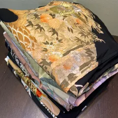 【まとめ売り】留袖10枚 リメイク素材　素材バラバラ　ハンドメイド向け