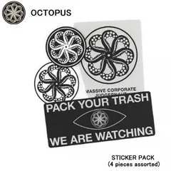 OCTOPUS オクトパス ステッカー STICKER PACK (4 pieces assorted)  シール サーフィン 4枚入り