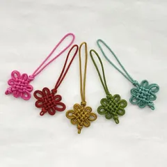 組紐飾り2・メドゥプ■kumihimo-2-s【ワッペン】【刺繍】【かわいい】