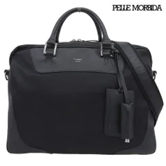 超美品 ペッレモルビダ PELLE MORBIDA 現行販売商品 2way レザー ブリーフケース メンズ 黒