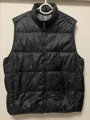 美品　UNIQLO   ダウンベスト　ブラック　XL