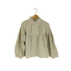 サマンサモスモス samansa Mos2 レース襟✴︎ボリューム袖フリルブラウス レディース FREE 