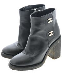CHANEL シャネル ターンロックブーツ36 - メルカリ