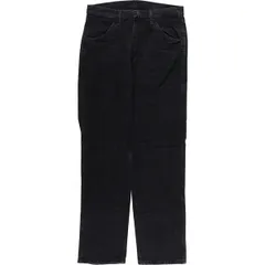 古着 ラスラー RUSTLER ブラックデニム ストレートデニムパンツ メンズw32相当/eaa417274