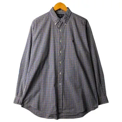 古着 ラルフローレン Ralph Lauren BLAKE 長袖 ボタンダウンチェックシャツ メンズL相当/eaa597062