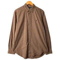 古着 ラルフローレン Ralph Lauren CLASSIC FIT 長袖 ボタンダウンチェックシャツ メンズM相当/eaa597063