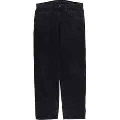 古着 ラスラー RUSTLER ブラックデニム ストレートデニムパンツ メンズw33相当/eaa417269