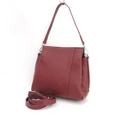 BARCOS  ◆2WAYショルダーバッグ/レザー/レッド レディースファッション【中古】 
