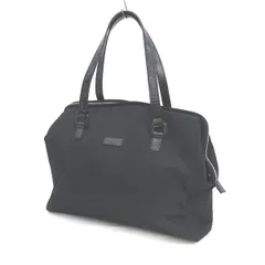 agnes b / アニエスベー ◆トートバッグ/ナイロン/ロゴ/ブラック 【バッグ/バック/BAG/鞄/カバン】 レディースファッション【中古】 