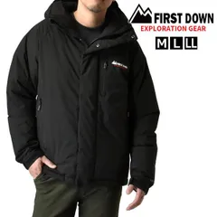 FIRST DOWN EX 中わたフェイクダウン《06ブラック》新品 未使用 ファーストダウン EX 超防寒 アウトドア 防風 耐水 撥水 ストレッチ【H4M】ファッション メンズ M L LL 冬
