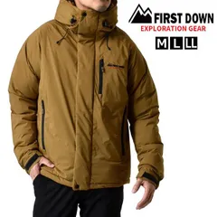 FIRST DOWN EX 中わたフェイクダウン《34キャメル》新品 未使用 ファーストダウン EX 超防寒 アウトドア 防風 耐水 撥水 ストレッチ【H4M】ファッション メンズ M L LL 冬