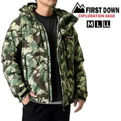 FIRST DOWN EX 中わたフェイクダウン《99カモフラ》新品 未使用 ファーストダウン EX 超防寒 アウトドア 防風 耐水 撥水 ストレッチ【H4M】ファッション メンズ M L LL 冬