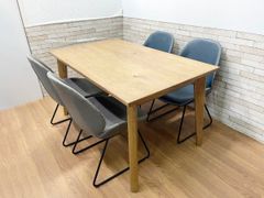 カリモク60＋ ダイニング3点セット ピュアビーチ ミストグレー 展示品
