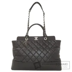 CHANEL シャネル マトラッセ シルバー金具 2WAY トートバッグ カーフ レディース [中古]