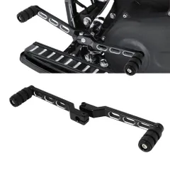 【送料無料】ハーレー（Harley）汎用 シフトレバー シフトペダル 変速レバー XL883/1200XL/XL1200X Forty-Eight(X48)/Dyna 対応 ブラック/メッキ 選択可 交換用 取付確認可