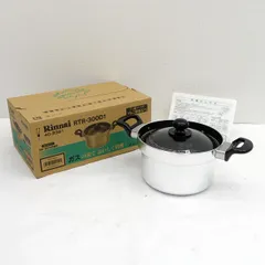 Rinnai 　/　リンナイ ◆【キッチン】炊飯鍋 3合 ガラス蓋 ガスコンロ専用  RTR-300D1 生活雑貨【未使用】 