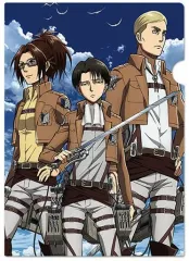 【中古】クリアファイル R.リヴァイ＆エルヴィン＆ハンジ A4クリアファイル 「進撃の巨人」