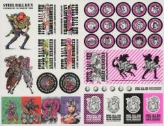 [중고] 스티커 스티커 집합 STEEL BALL RUN 스티커 [조조의 기묘한 모험 제7부 스틸 볼 런] 울트라 점프 2008년 12월호 부록