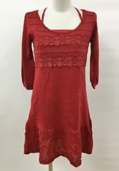 レストローズ LEST ROSE チュニック ワンピース 2 ペチコート付き 七分袖 未使用 2512WS098