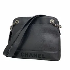 シャネル(Chanel) シャネル ショルダーバッグ チェーンショルダー キャビアスキン ブラック レディース