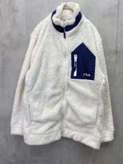 FILA フィラ FH2166 スタンドカラー 蓄熱サーモスタットジャケット sizeL/白 ◆■レディース