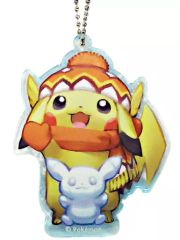 [Used] Keychain/Mascot (Character) Pikachu "Pokémon Acrylic Keychain Collection Pokémon Center Sapporo R" Pokémon Center Limited