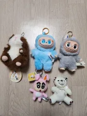 ぬいぐるみ キーホルダー 5種 セット (新品)