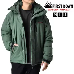 FIRST DOWN EX 中わたフェイクダウン《65グリーン》新品 未使用 ファーストダウン EX 超防寒 アウトドア 防風 耐水 撥水 ストレッチ【H4M】ファッション メンズ M L LL 冬
