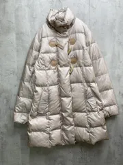 Ｍunsigwear マンシングウェア ダウン コート sizeL/ベージュ ◆■◎レディース