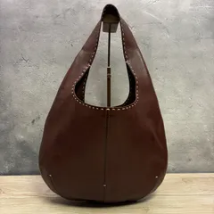 ✨ 美品 genten ゲンテン ユーフラテス ワンショルダーバッグ ダークブラウン レザー ✨