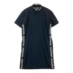 サイズ：XS BRIEFING GOLF ブリーフィング 2023年モデル モックネック半袖ワンピース  ブラック系 [240101592744] ゴルフウェア レディース ストスト