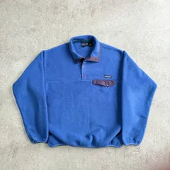 90s 1998年 USA製 patagonia Synchilla Snap T Pullover 【 Peru Blue 】 パタゴニア シンチラ スナップT プルオーバー フリース【 ペールブルー】