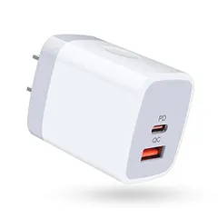 Viviber急速充電器i-Phone16acアダプターType-Cタイプc充電器USB-C電源アダプタ(USB-A&USB-C2ポート/20WPD3.0/PSE認証)USBcコンセントPhone