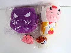 4点セット ○○の主役は我々だ! グッズ/シャオロン 悪魔ポシェット/トン なりきり!からあげクンぬいぐるみ/使い魔ぬいぐるみ