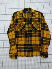 ◇ ⊂ ポロ ラルフローレン Polo by Ralph Lauren チェック柄フランネルシャツ イエロー系 メンズ E  【1510070019905】