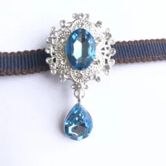 帯留　め　夏　水色　シルバー　揺れる　帯飾り　キラキラ　浴衣　帯締め　三分紐　帯揚げ　着物　単衣　袷　絽　兵児帯　半衿　半幅　帯　根付け　レース　長　羽織