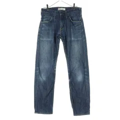 Levi's リーバイス 日本製 コットン ストレートデニムパンツ w30 ブルー 504 メンズ 古着