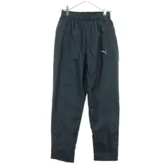 美品 PUMA プーマ ウインドパンツ S ブラック レディース 古着