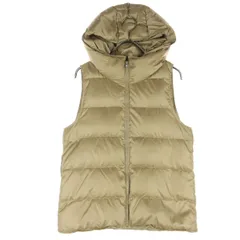 美品 URBAN RESEARCH DOORS アーバンリサーチドアーズ 長袖 ダウンベスト size ONE ベージュ レディース 古着