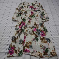 ◇ Θ ワンピース デイシー DEICY 花柄ワンピース 10312160 ポリエステル 七分袖 レディース F ベージュ系 E  【1510240014945】