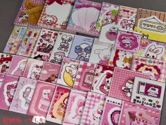 韓国雑貨 文房具 まとめ | スティッカー シール メモ用紙 IN ラップ包装用品