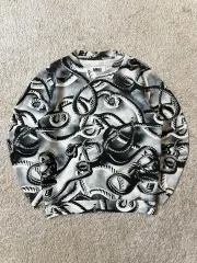 M 正規品) メゾン マルジェラ MM6 ロープ プリンティング スウェット