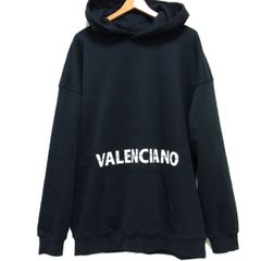 ☆VALENCIANO BY KELME パーカー プルオーバー ブラック スウェット メンズ フーディー 大きめサイズ オーバーサイズ 裏起毛